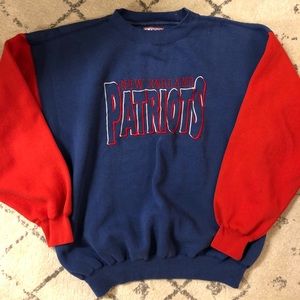 Vintage Logo 7 patriots sweatshirt Crewneck